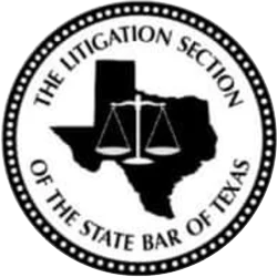 The litigation section of the state bar taxas